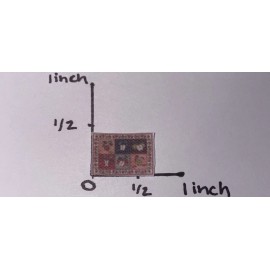 1/144 scale dollhouse miniatures Rug
