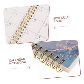 Operitacx Agenda Book Diary Writing Notepad Small Writing Notebook Journal Notebooks Lined Notebook Small Diary Notepad Daily Planner Notebook Memo Notepads for Traveler Notebooks Paper