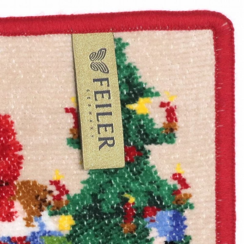 FEILER ERZGEBIRGE Rot Towel Handkerchief, 40.04004.24575.3, Hand Towel, Handkerchief, 9.8