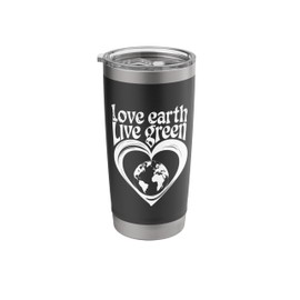 Earth Day Climate Change Action Statement Stainless Steel Insulated Tumbler