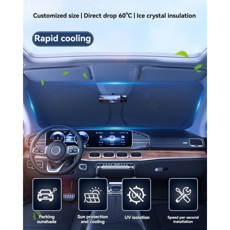 Windshield Sun Shade for Buick Enclave Front Window Shades Cover