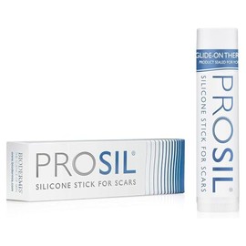BIODERMIS - Barra de silicona ProSil para cicatrices queloides e hipertficas que se deslizan en un aplicador potente y fcil de usar, 4,25 gramos....  