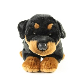 Cuddly Toy Rottweiler Rob 45 cm Lying Brown / Black Plush Dog Plush Rottweiler Uni-Toys