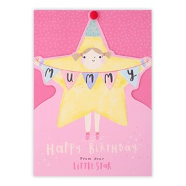 Clintons: Mummy Bunting - Mummy Birthday Card, Birthday Card For Mummy 127x178mm 1149762 multi-color