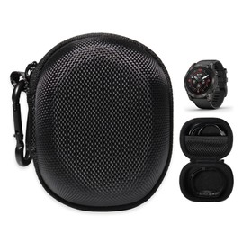 Alltravel Organizing Case for Garmin Epix Gen 2, Epix Pro (Gen 2), Epix, Epix Pro, Fenix 6X, Fenix 6 Pro, Fenix 7, Fenix 7 Pro, mesh Pocket for Charge Cable (Black)