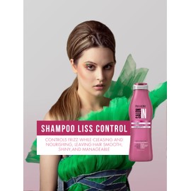 Salon In Recamier Liss Control Shampoo – 33.8 fl oz | Frizz Control & Shine for Unruly or Frizzy Hair