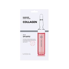 Missha [Missha] (5+5) Mascure Elasticity Solution Sheet Mask [Collagen] 10 sheets set / [미샤](5+5) 마스큐어 탄력 솔루션 시트마스크[콜라겐] 10매 set