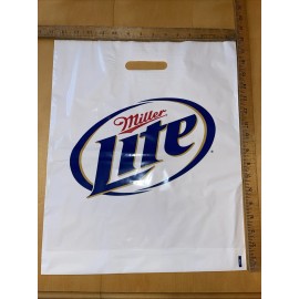 Miller (10) Miller Lite Logo Carry Shoe Bag Sack Plastic Reusable Gift Marketing
