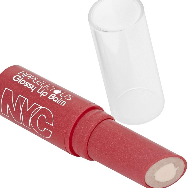 NYC Applelicious Glossy Lip Balm Number 350, Blushing Golden (Pack
