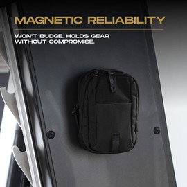 Magnetic Bag Company - Black Crossbody Bag Sling Chest Bag for Men and Women | Magnetic Gym & Travel Bag for Work, Sports, Keep Items Clean