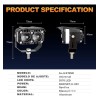 Par Faros Lupa Y Rectang Empotrar Y Hi/lo Super Beam