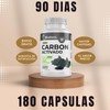Carbon Activado 100% Puro (180 Capsulas 500mg) [Potente Mineral] |