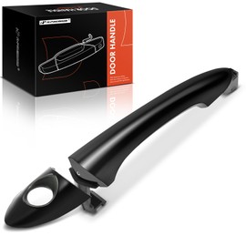 A-Premium Front Driver Side Exterior Door Handle with Keyhole Compatible with Hyundai Sonata 2011 2012 2013 2014 2015, Primed Black, Replace# 826523S000