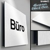 Türschilder24 Aluminium Dibond Door Sign 120 x 120 x 3