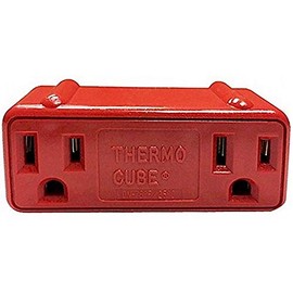 Farm Innovators TC-21 Thermo Cube Warm Weather Automatic Thermostatically Controlled Double Outlet with 78 Degree Fahrenheit Auto On/Off