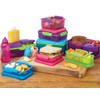 Sistema Blue Medium Plastic Kids School Sandwich Lunch Box Food