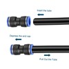 sourcing map Push to Connector Fitting, 16mm Tube OD Quick