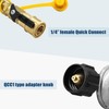 Magula Propane Quick Connect Adapter,1/4 in Propane Gas Grill Regulator