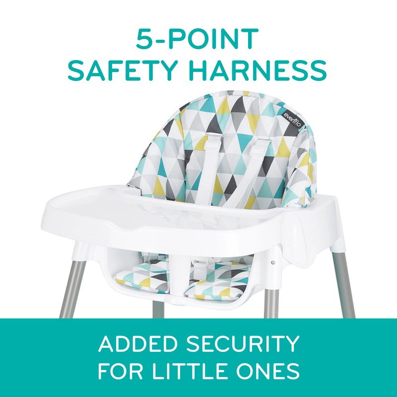 Evenflo 4-in-1 Eat & Grow Convertible High Chair, Polyester