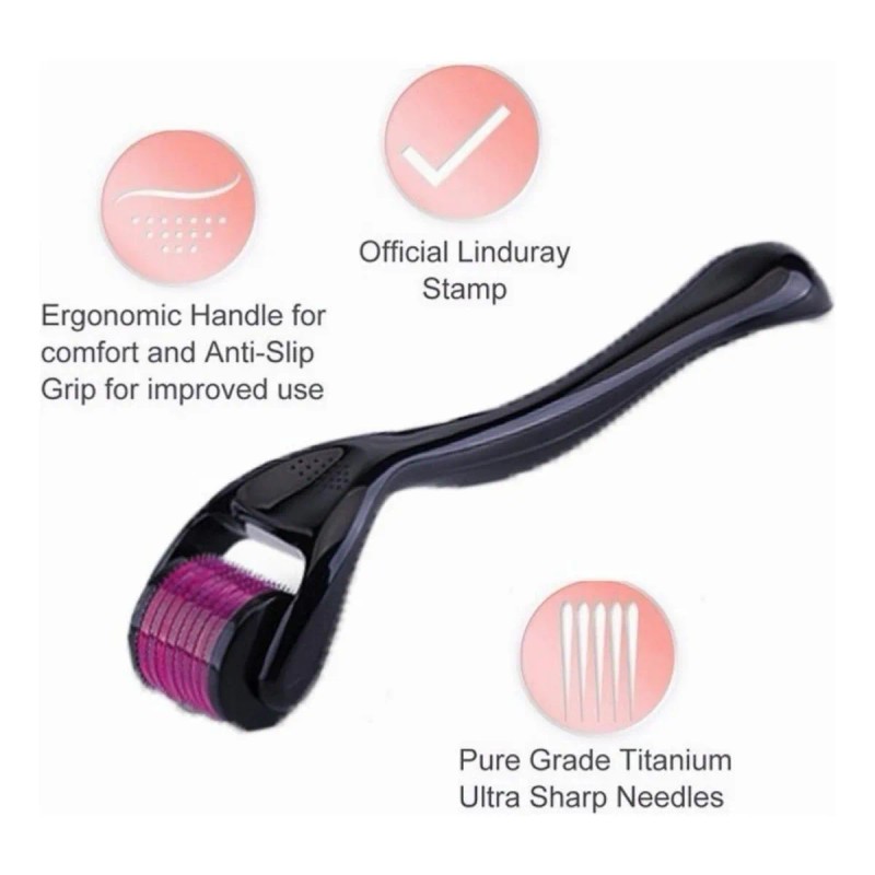 Dermaroller Capilar Rodillo Barba 0.5mm Derma Roller Barba