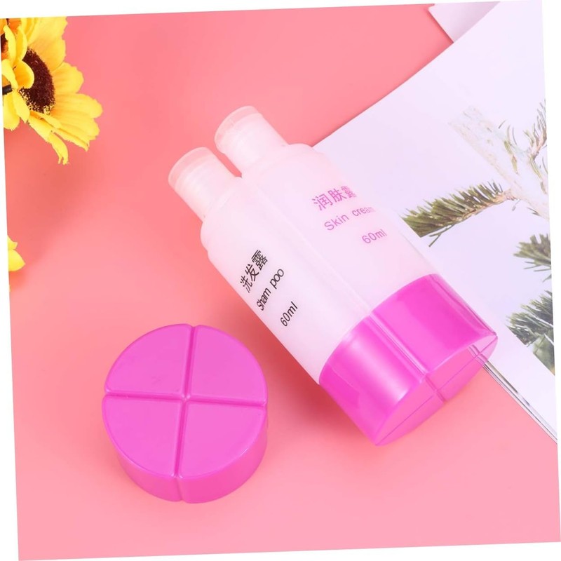 Outanaya 4-in-1 Leakproof Travel Bottle Set 60ml Toiletry Organizer Pp