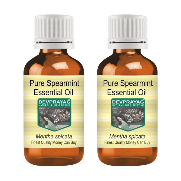 Devprayag Pure Spearmint Essential Oil (Mentha spicata) Natural Therapeutic Grade