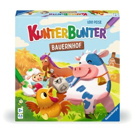 Ravensburger 24761 Colourful Farm Children's Game from 5 Years, Game for 1-4 People, Farm Game for Children with Many Animals