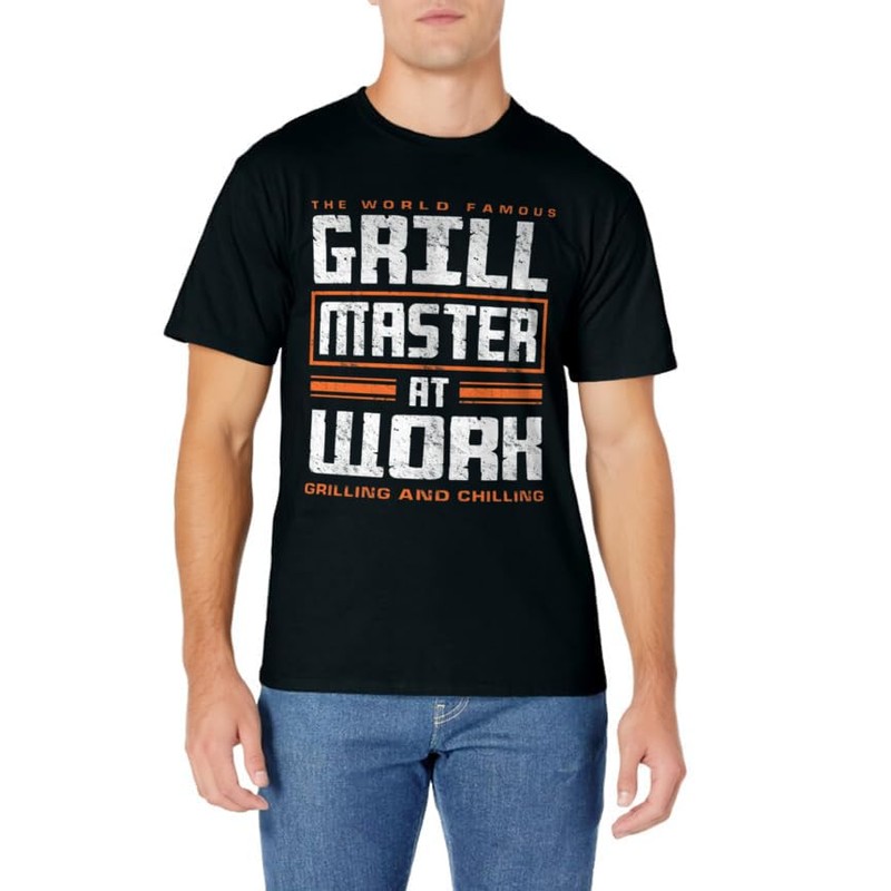 World Famous Grill Master At Work - Funny Grillmaster BBQ