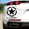 2Pack US Army Star 4.92"x5.91" Vinyl Decals for Cars, Trucks,
