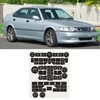 Car Interior Button Repair Decal Set Door Lock Button Decals