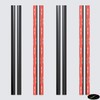 4X Black 300mm Acrylic Flexible Hinges – No Glue Required.