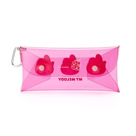 Sanrio 492086 My Melody My Melody Character Clear Accessory Case 3.5 x 0.6 x 7.1 inches (9 x 1.5 x 18 cm)