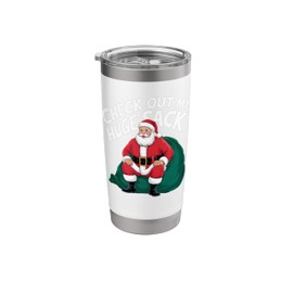 Check Out My Huge Sack Funny Santa Christmas Stainless Steel Insulated Tumbler