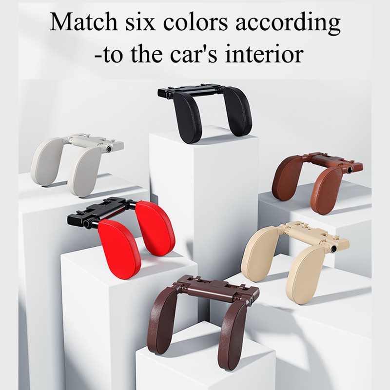 Car Headrest Pillow Memory Foam Head Neck Support Pillow Height