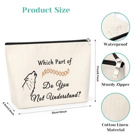 Husky Gifts for Husky Lovers Owner Makeup Bag Husky Themed for Mum Friend Girl Daughter Colleague Toiletry Bag Dog Lovers Presents for Sister Girlfriend Birthday Christmas Travel Cosmetic Pouch