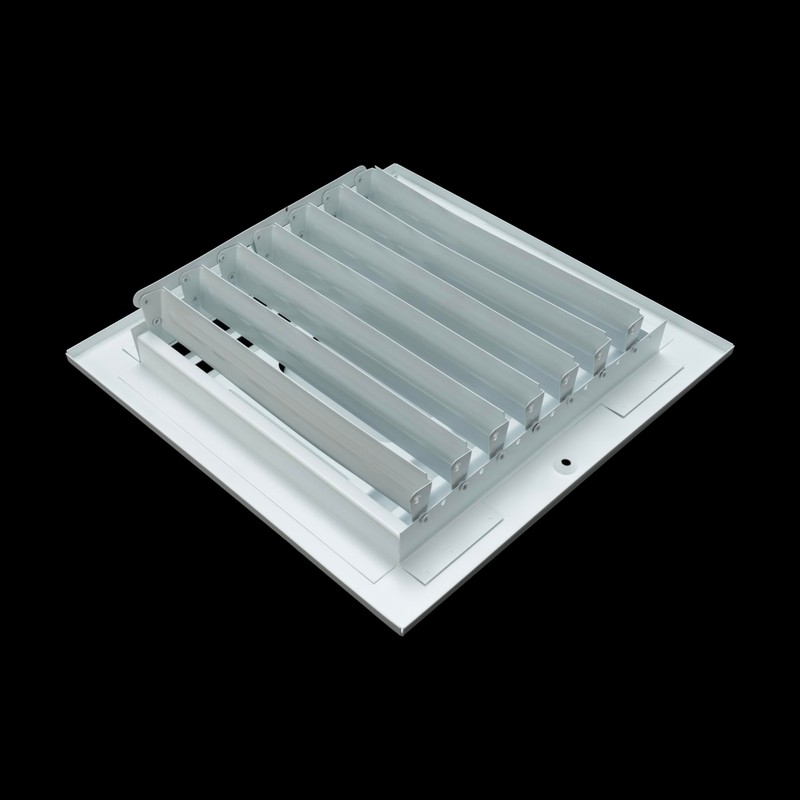 Fits 12x6 Duct Opening 3 Way Fixed Curved Blade Air