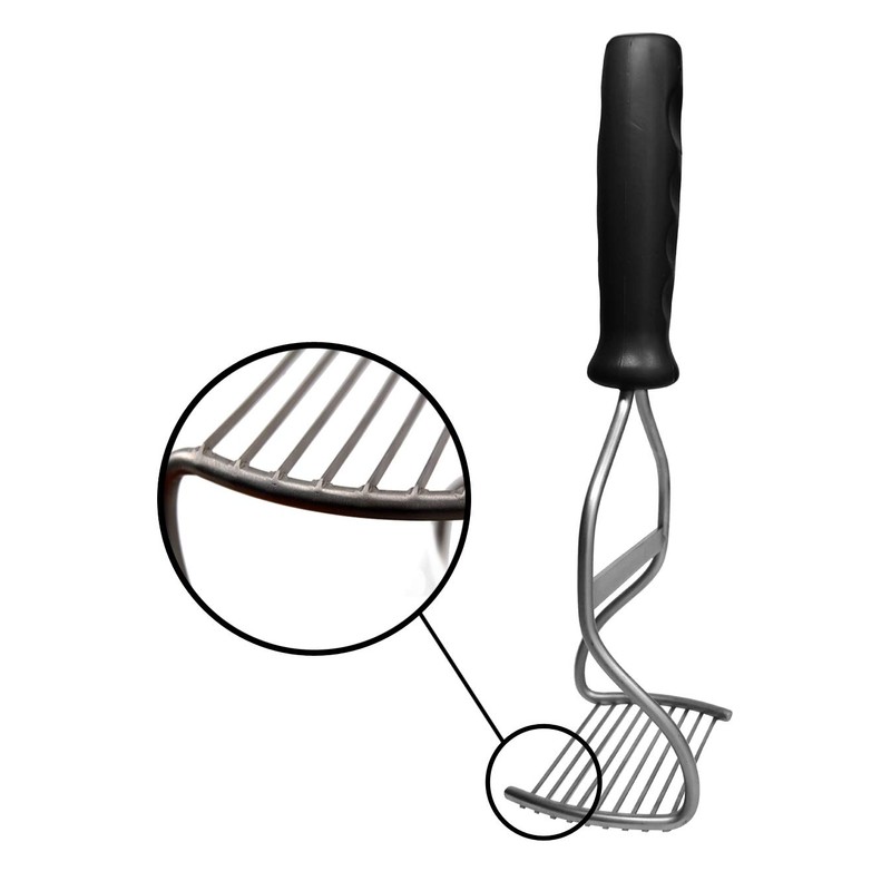 Diamond Series Heavy Duty Potato Masher – Stainless Steel Handheld
