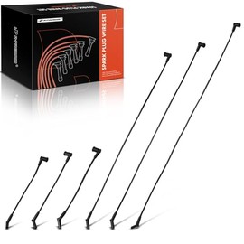 A-Premium Juego de cables de bujía de encendido de 6 piezas compatibles con Ford Mustang 2001 2002 2003 2004, 3.8L 3.9L