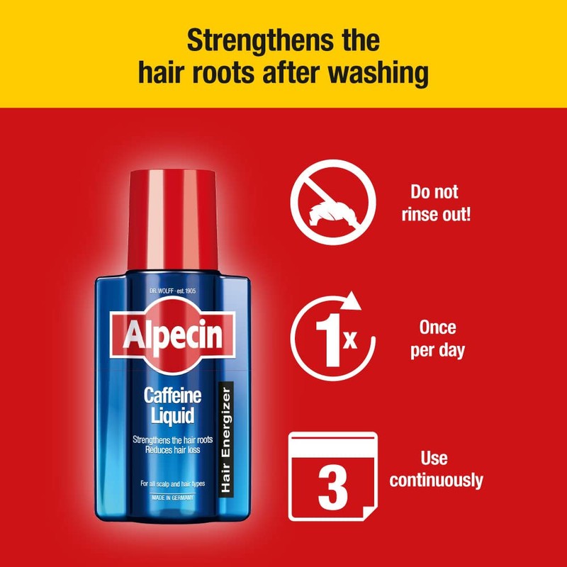 Alpecin Caffeine Shampoo and Alpecin Liquid Set
