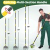 Garden Flat Shovel,74" Ice Scraper for Driveway Sidewalks, Floor Ice