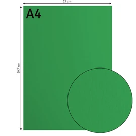 Florence Cardstock Smooth - Coloured Card Making Supplies A4 - Green - 10 Sheets - Coloured Paper for Scrapbooking, Card Making, Die Cutting and Paper Crafts - 216 GSM - Holly