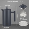 Secura French Press Coffee Maker, 304 Grade Stainless Steel Insulated