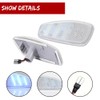 GTINTHEBOX Clear Lens Ice Blue LED Side Marker Light Lamps