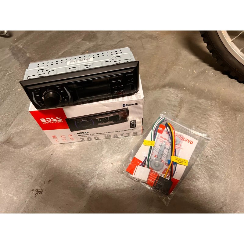 Boss Audio Marine Head Unit Radio Stereo for Boat, Motorcycle,