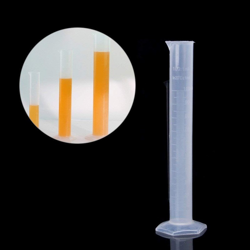 Hydrometer Test Tube, Plastic Graduated Cylinder, 100ml Hydrometer Test Tube