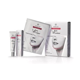 lipo applicator Face Chin Up Lift Neck Line Slimmer Cream & 5 Masks Sagging Double Chin Remover