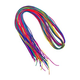 32 Pcs Colored Hair Strings For Braids Gradient Color Hair Rope Band Hair Wrap String Hair Ribbons Rainbow Braiding Hair Tie Elastics Hair Accessories for Women Girls, Elastics and Ties