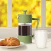 Oggi French Press Coffee Maker (12oz)- Borosilicate Glass, Coffee Press,