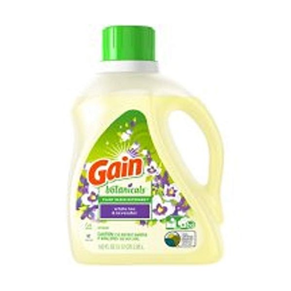 Gain White Tea & Lavender Botanicals Plant Based Laundry Detergent - 100 fl oz (1)
