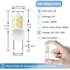 SSXBF G8 Led Bulb, 20-25W Halogen Equivalent 3W T4 Bulb,